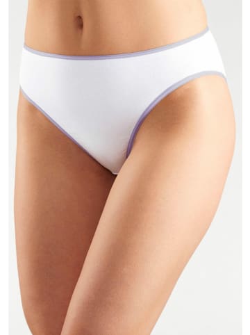 PETITE FLEUR Bikinislip in weiß, grau meliert