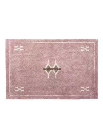 Happy Decor Kids Teppich "Rabat" in Rosa/Leinen/Beige - 120x160cm