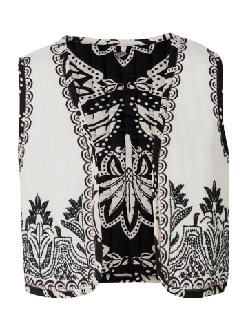 KOROSHI REVERSIBLE PADDED VEST in weiß