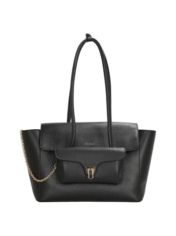 COCCINELLE Double Beat - Shopper 33 cm (cognac) in noir