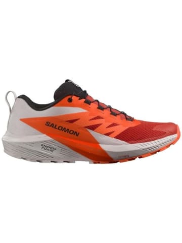 SALOMON Outdoorschuhe in Lunar Rock/Shocking Orange/Fie