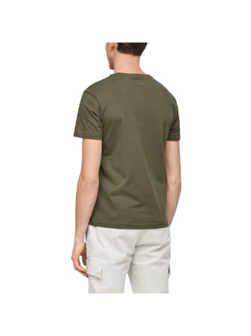 s.Oliver T-Shirt 1er Pack in Dunkelgrün