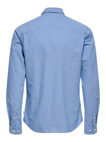ONLY & SONS Oxford Hemd in Cashmere Blue 3