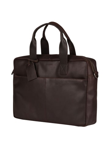 Burkely Vintage River Workbag - Laptoptasche 15.6'' 41 cm in dark brown