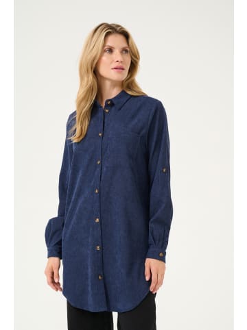 Kaffe Langarm - Hemd KAvera in Midnight Marine CC