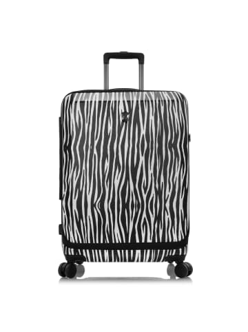 Heys EZ Fashion 4 Rollen Trolley M 66 cm mit Dehnfalte in zebra