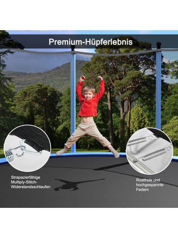 COSTWAY Trampolin φ305cm Outdoor in Blau