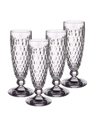 Villeroy & Boch 4er Set Sektgläser Boston in 120 ml in transparent