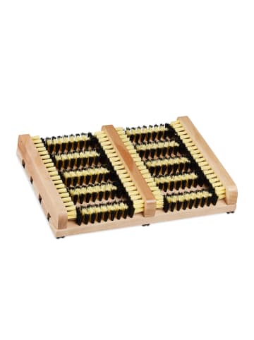 relaxdays 4x Schuhabstreifer in Natur