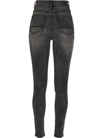 Urban Classics High Waist in black stone washed