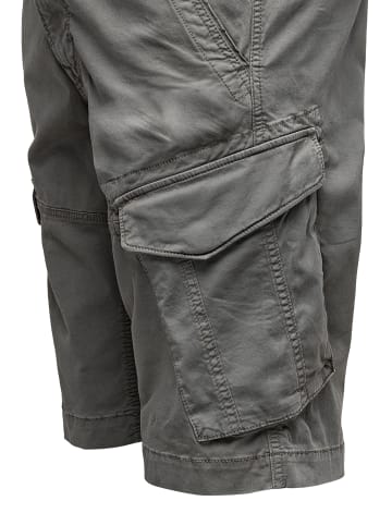 Humy Chino Bermuda Shorts mit Cargo-Taschen A&S in Dunkelgrau