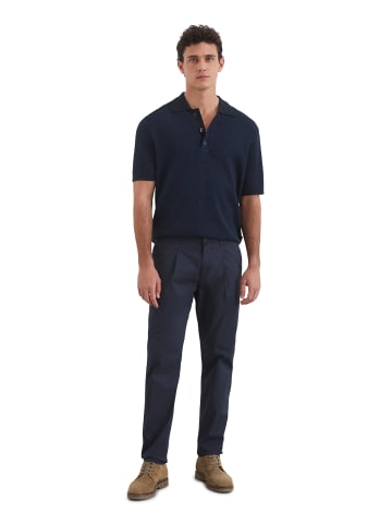Marc O'Polo Hose Model Morot jogger pleats in dark navy