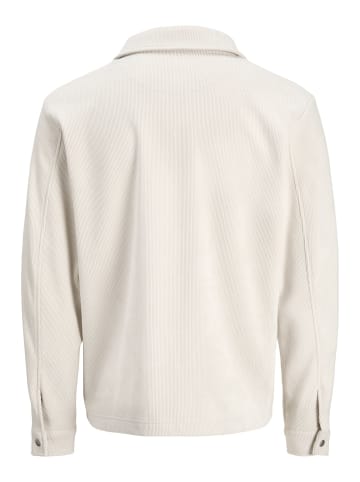 Jack & Jones Sweatshirt mit Reißverschluss in Silver Lining