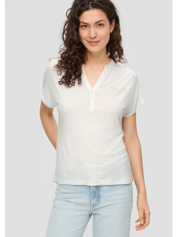 s.Oliver T-Shirt kurzarm in Creme