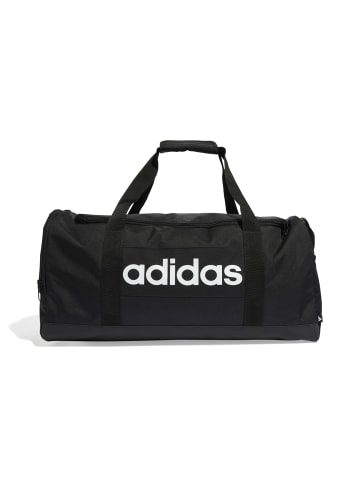 adidas Adidas LINEAR Duffel Sporttasche M BLACK/BLACK/WHITE