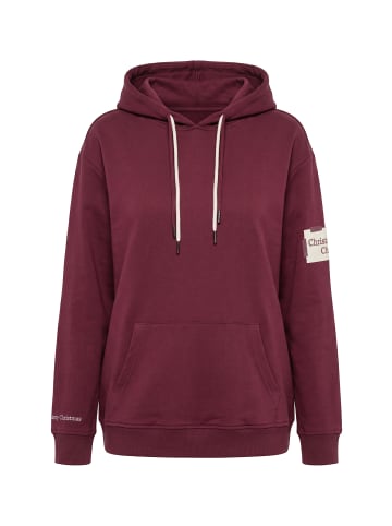 Ulla Popken Sweatshirt in weinrot
