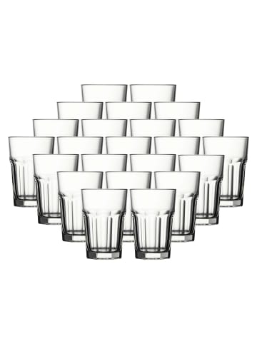 Pasabahce 24er Set Longdrinkgläser Casablanca in Transparent 355 ml in transparent
