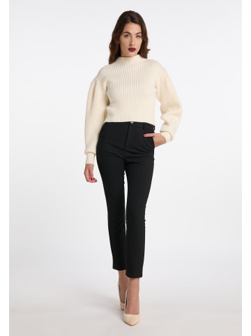faina Damen Strickpullover in Wollweiss