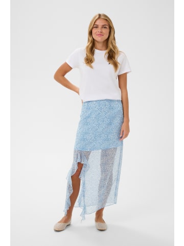SAINT TROPEZ Rock RachilSZ Gerade Passform in Cerulean Camouflage