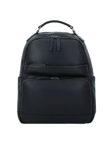 The Chesterfield Brand Austin Business-Rucksack Leder 39 cm Laptopfach in schwarz