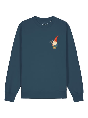 wat? Apparel Sweatshirt Gartenzwerg in Petrol