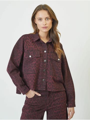 Co'couture Hemd LeoCC Denim Crop in Winered