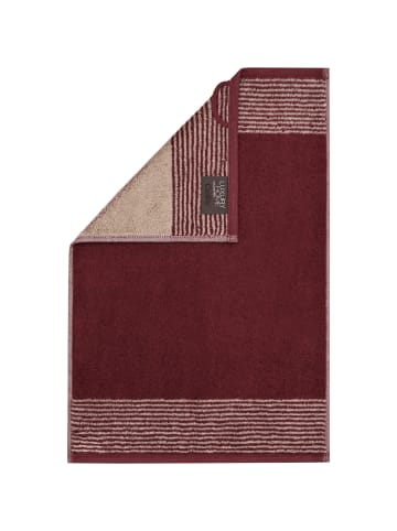 Cawö Cawö Handtücher Luxury Home Two-Tone 590 bordeaux - 23 in bordeaux - 23