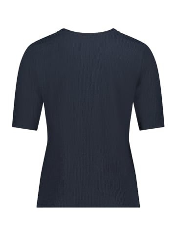 Betty Barclay Strukturshirt mit Rundhalsausschnitt in dunkelblau