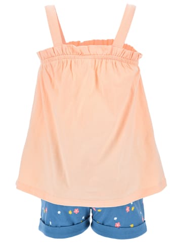 Disney Frozen 2tlg. Outfit: Sommer-Set Elsa Shirt und Short in Orange