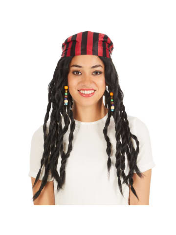 tectake Schöne, wilde Rasta-Zöpfe, schwarz