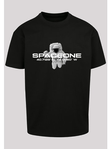 F4NT4STIC Heavy Oversize T-Shirt PHIBER SpaceOne Astronaut in schwarz