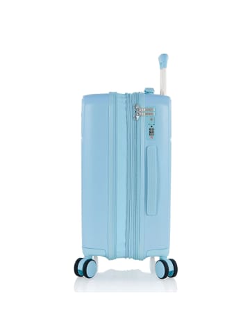 Heys Pastel 4 Rollen Kabinentrolley S 53 cm mit Dehnfalte in blue