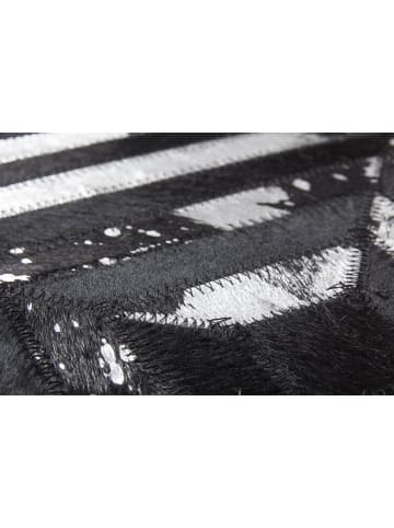 Kayoom Sitzkissen Spark Pouf 45cm x 45cm in schwarz - silber