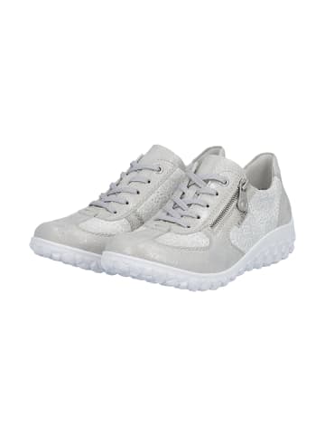 rieker Scuol Low-Top-Sneaker aus Leder Grau