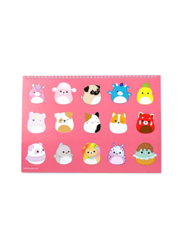 Wisam® Squishmallows Feelin' A/4 Spiral-Skizzenbuch mit 40 Blätter