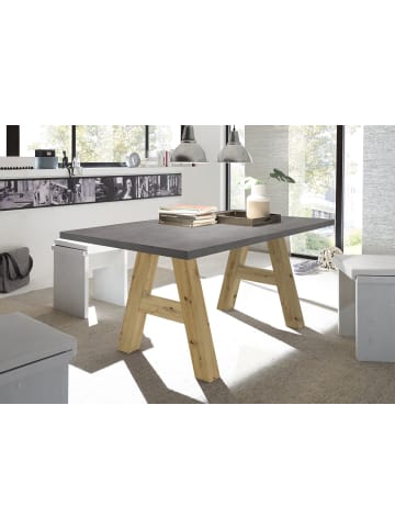 58 aufm Kessel ESSZIMMERTISCH Elia 2 140 x 90 x 75 Esstisch Asteiche/Graphit