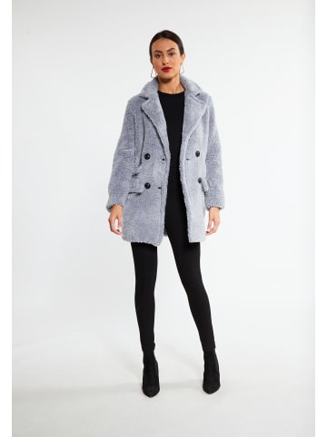 faina Damen Mantel in Grau Melange