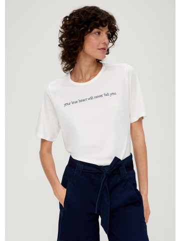 s.Oliver T-Shirt in 02D0_ecru