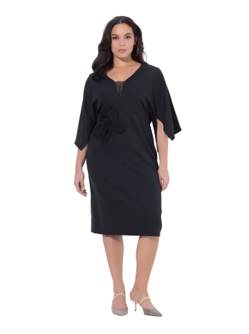 Ulla Popken Midikleid in schwarz