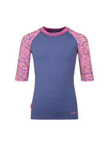 Trollkids Badeshirt Haukland T in violet blue