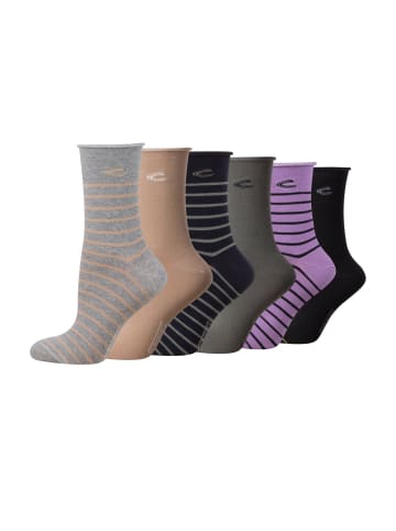 Camel Active Gestreifte Socken im 6er Pack in Mehrfarbig