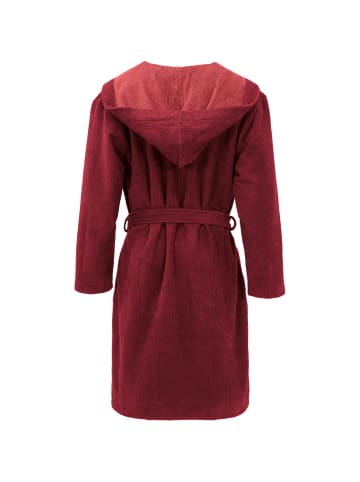 Erwin Müller Unisex-Bademantel Schwanau in weinrot
