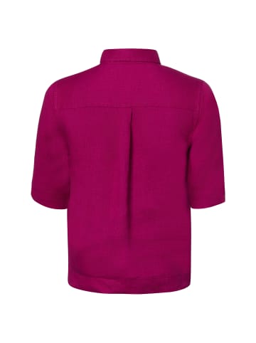 Franco Callegari Leinenbluse in fuchsia - 0079
