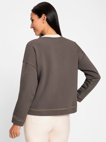 Heine Sweatshirt in dunkeltaupe