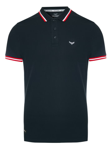 Threadbare Kurzarm-Polo THB Polo Pixie in Schwarz