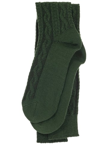 Lusana Kniestrümpfe L5L-19 in grün