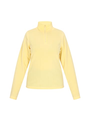 faina Fleecepullover in Hellgelb