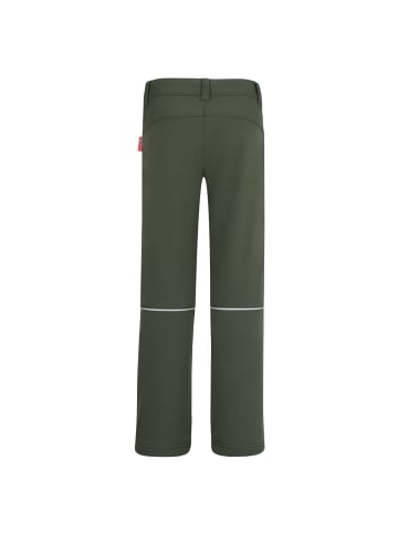 Trollkids Softshell-Hose "Fjell" in Efeugrün/Schwarz