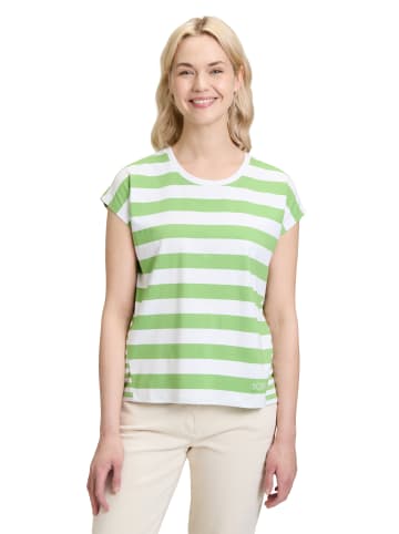Betty Barclay Basic Shirt mit Streifen in White/Green
