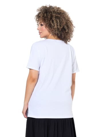 Ulla Popken Shirt in schneeweiß